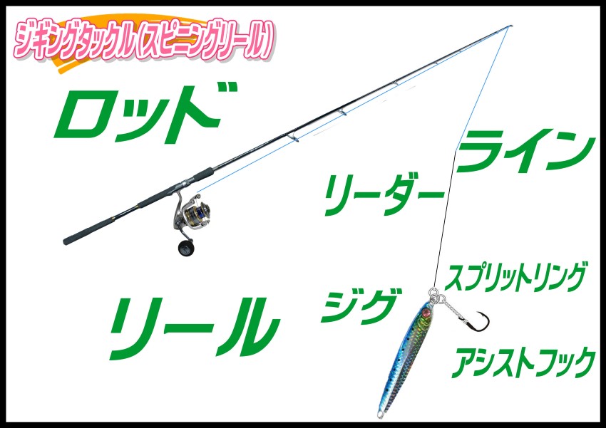 ジギング （スピニングタックル南紀オフショアジギング）