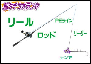 船太刀魚テンヤ釣り