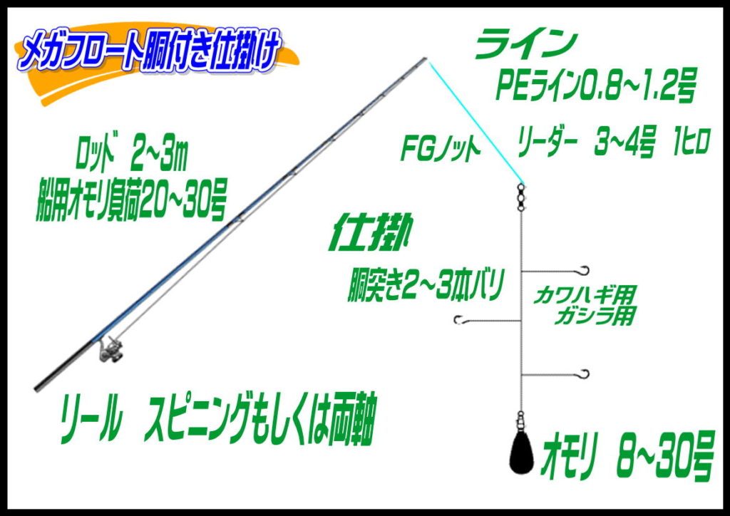 胴突き仕掛け（メガフロート）